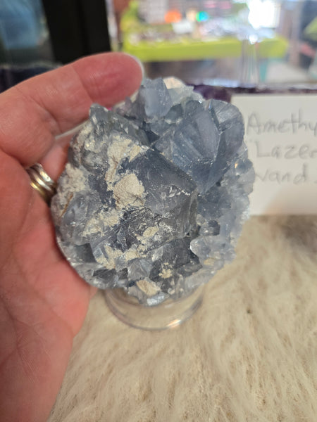 Celestite Cluster Geode C5