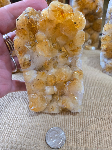 Citrine Cluster Cut Base CB3