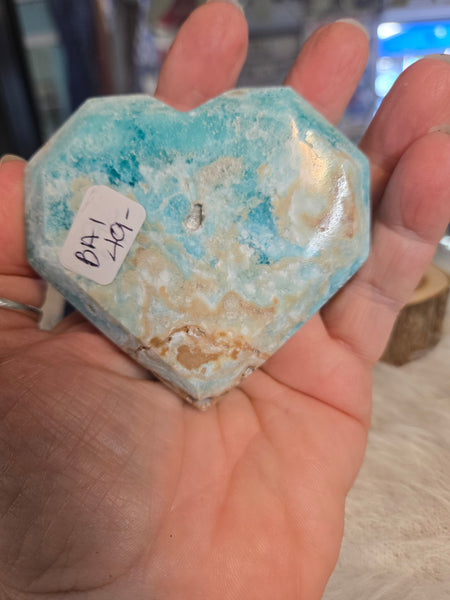 Carribean Calcite Heart BA1