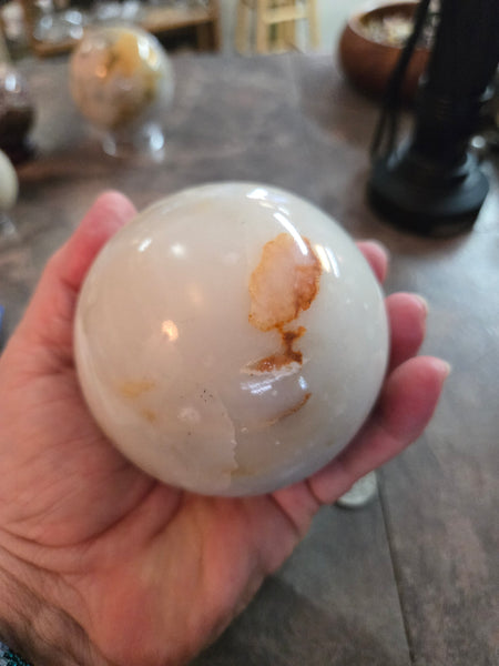 Spheres - Dendritic Agate Sphere DDA2 80mm