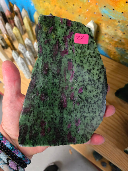Slabs- Ruby Zoisite Slab Z2