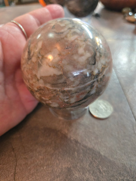 Spheres - Ocean Jasper Sphere OJ2 60mm
