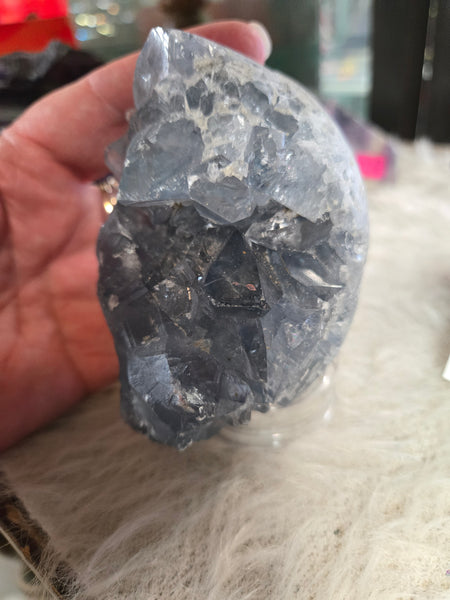 Celestite Cluster Geode C2