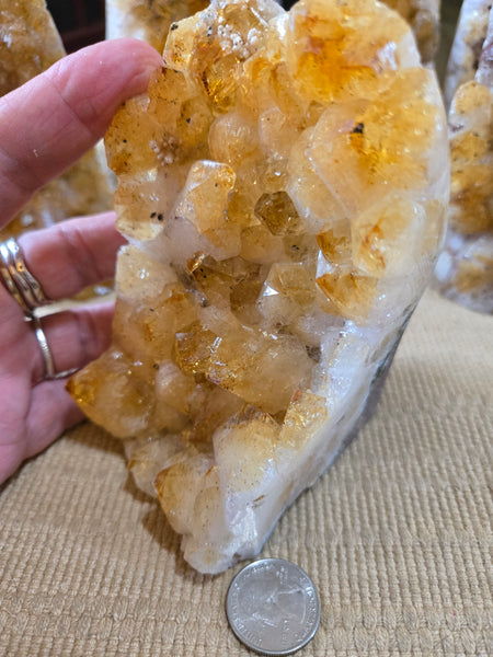 Citrine Cluster Cut Base CB3