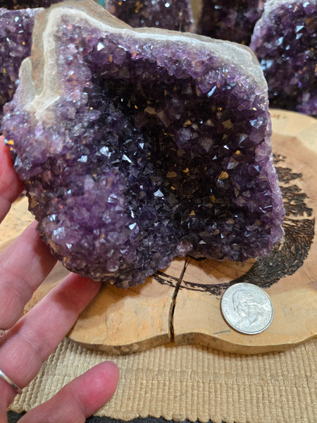 Amethyst Cut Base A6 Deep Purple