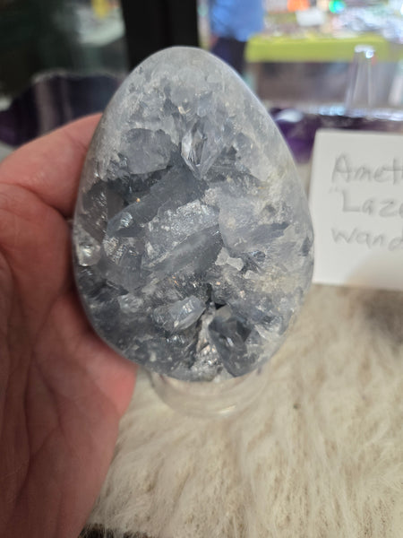 Celestite Cluster Geode C4