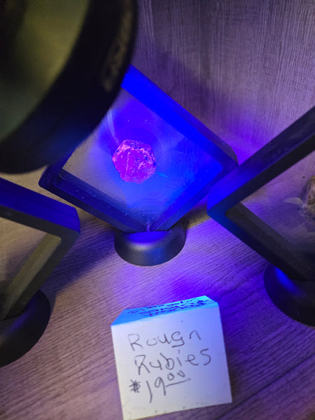 Rough Rubies in Stand - Ramdom Pull