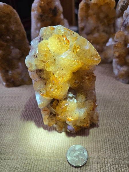 Citrine Cluster Cut Base CB6