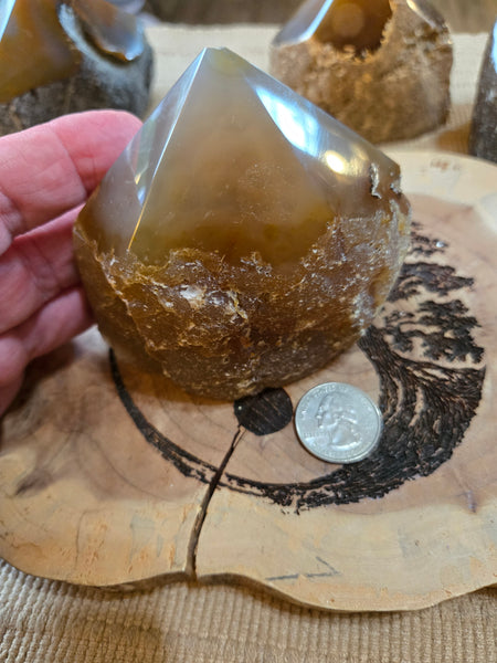 Natural Agate Polished Point AP2