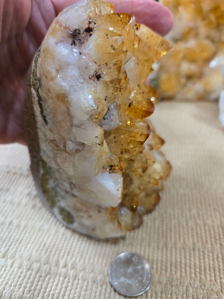 Citrine Cluster Cut Base CB6