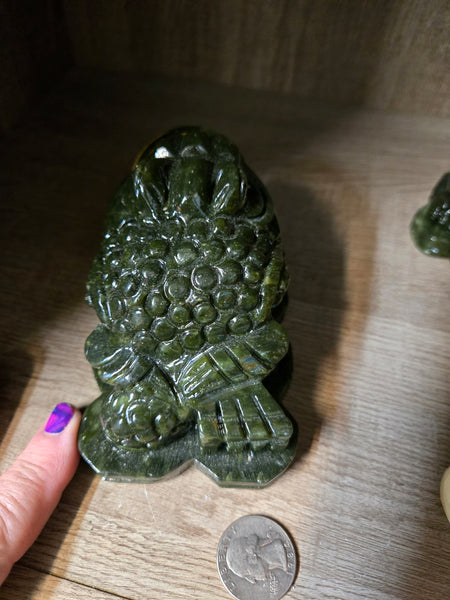 Green Jade Money Frog MF1