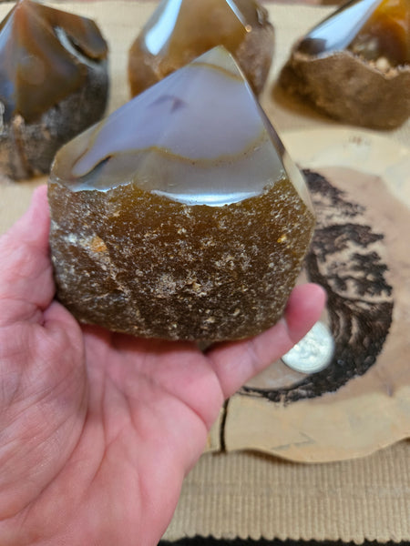 Natural Agate Polished Point AP3