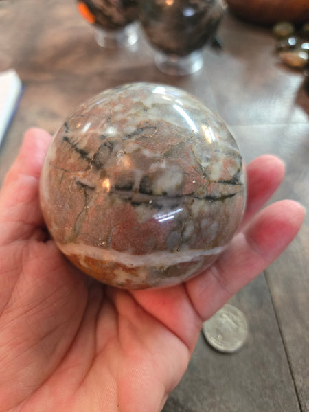Spheres - Ocean Jasper Sphere OJ2 60mm