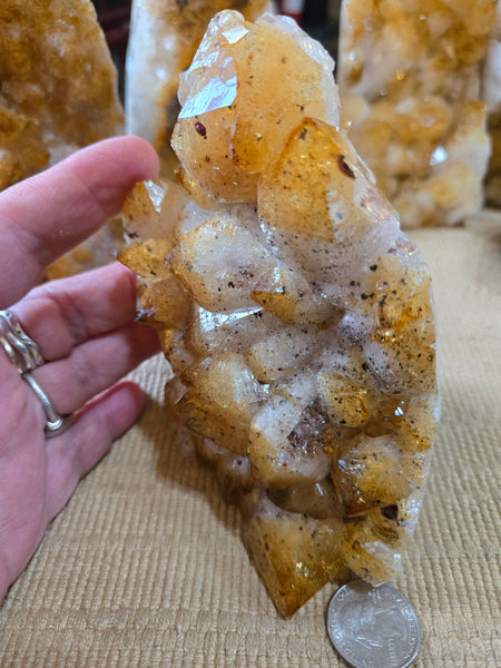 Citrine Cluster Cut Base CB5