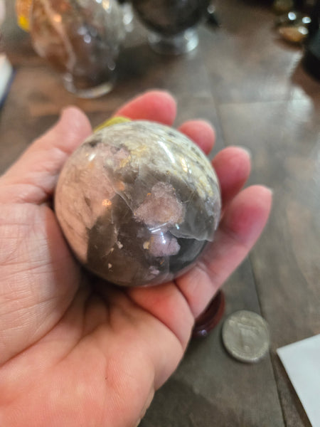 Spheres - Pink Tourmaline Sphere PT1 50mm