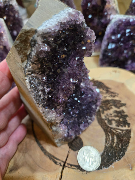 Amethyst Cut Base A7 Deep Purple