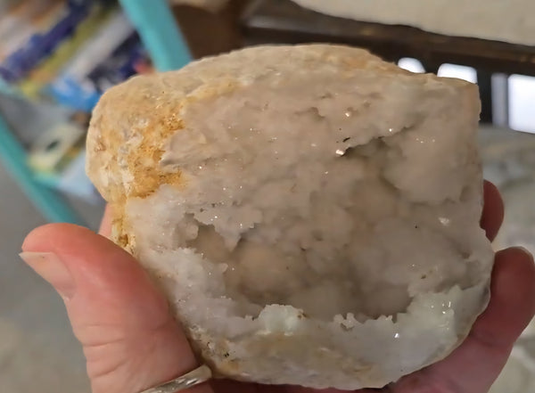 Quartz Crystals in Half Geode - Random Pull