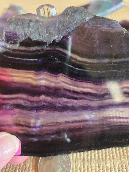 Slabs - Rainbow Flourite Slab FS4