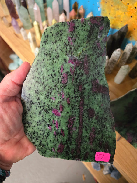 Slabs- Ruby Zoisite Slab Z2