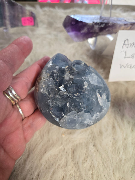 Celestite Cluster Geode C11