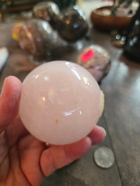 Spheres - Rose Quartz Sphere RQ1 40mm