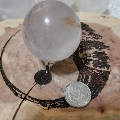 Quartz Sphere with Golden Healer Inclusion 40mm QS4