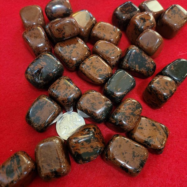 Tumbles - Mahagony Obsidian Tumble (1) random pull